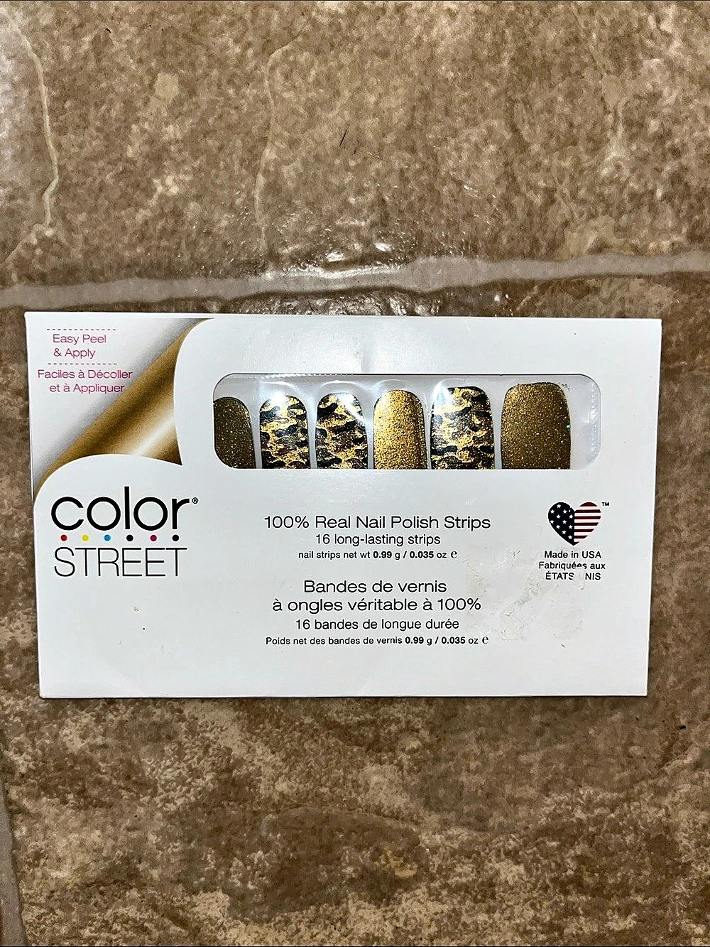 NWT Color Street Glam-ouflage Nail Polish Strips